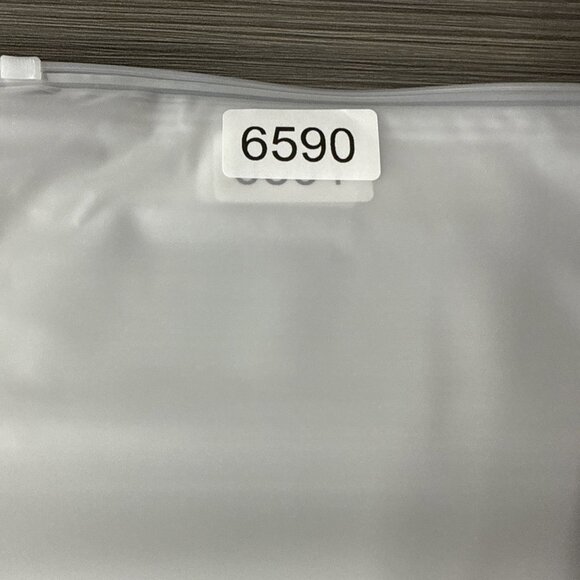 Quacker Factory Women's Top XL Solid Blue Stone Embellished V Neck 3/4 Sleeves - Picture 9 of 9